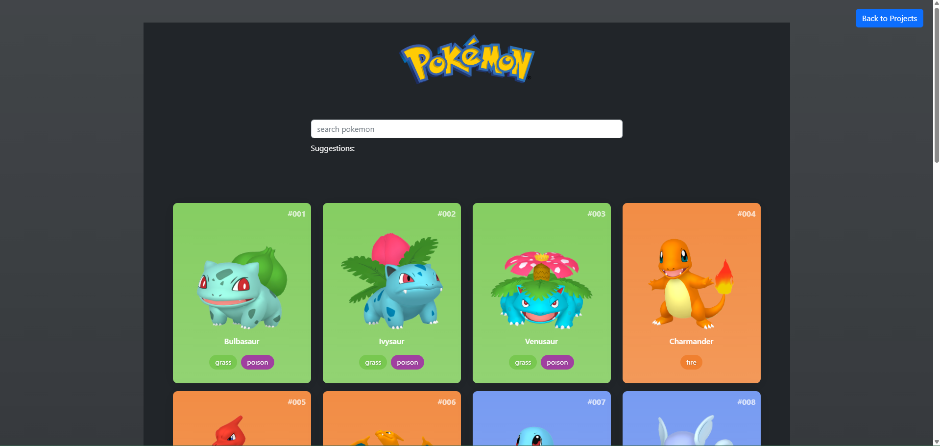 Pokedex Vue Screenshot